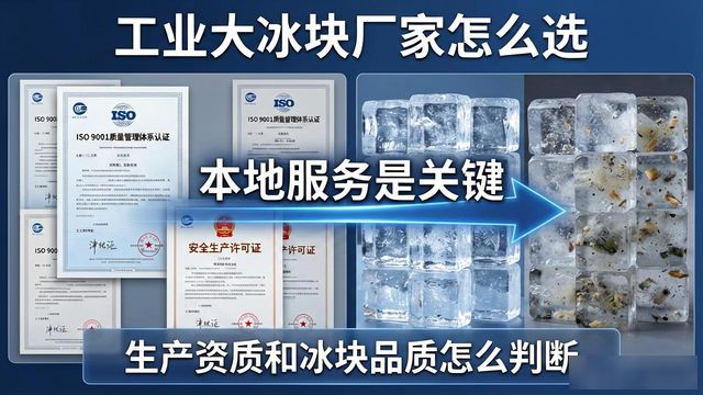 工业大冰块厂家怎么选？连云港本地服务是关键